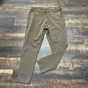 Bylt premium basics everyday pant 2.0 olive green brown athletic pants 38 *READ